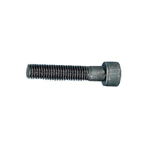 Vis à métaux tête cylindrique empreinte 6 pans creux acier brut 8.8 partiellement filetées, diamètre 5 mm, longueur 30 mm, boîte