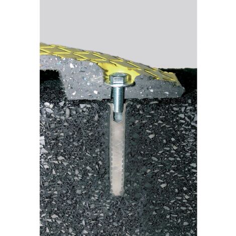 Ing Fixations – Cheville pour asphalte M12 – Longueur 100mm – Charge max 1200kg – Lot de 20 – Fixation démontable à la résine MP+