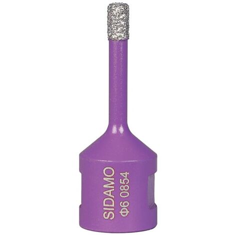 Sidamo – Trépan diamant à sec M14 Ø22 mm – Tête cannelée pour céramique, marbre et matériaux composites – Perçage horizontal et vertical (1/5)