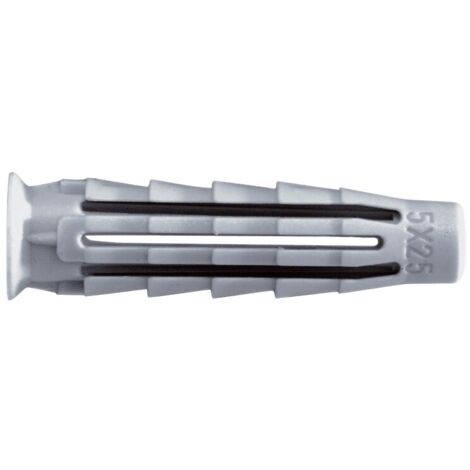 Chevilles universelles PRO 6 avec collerette diamètre 6mm longueur 30mm, bidon de 1000 pièces - SPIT (1/4)