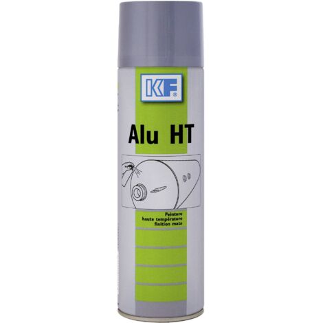 Peinture en aérosol ALU HT - aluminium - brillant - 500 mL - KF (1/2)