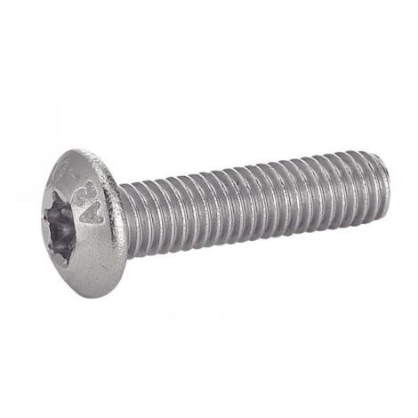 Vis à métaux tête bombée six lobes - Inox A2 4x50 mm - Boîte de 200 (1/4)