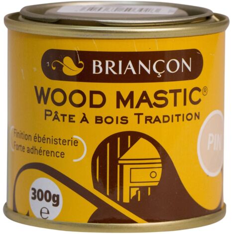 Pâte à bois tradition Carbamex teinte chêne foncé pot de 300 g - BLANCHON