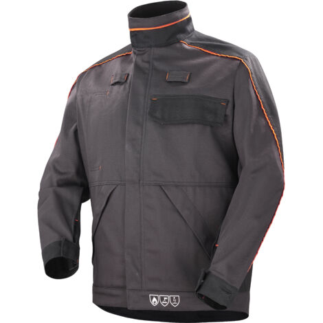 Blouson atex classe 2 450G KONEKT2 657 charcoal/noir Taille 4-XL-52/54 - CEPOVETT SAFETY