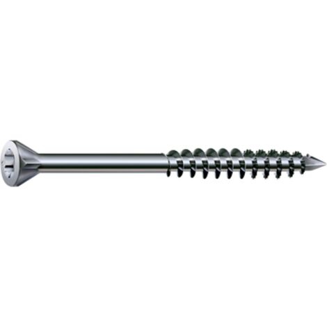 Spax – Vis à bois pour plancher 3,5 x 35 mm – Tête fraisée, filetage partiel, pointe Cut – Boîte de 500 unités – 35703503203011