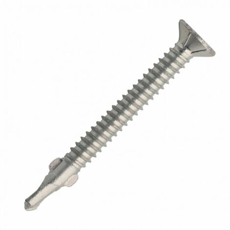 Scell-It – Vis à bois bimétal 250 pièces – Tête fraisée TX30 – Inox A2 et acier cémenté – Longueur 50 mm, diamètre 5.5 mm – Pour fixation rapide métal sur bois