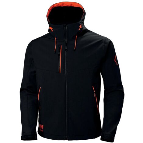 Softshell chelsea evolution noir/orange taille S - HELLY HANSEN