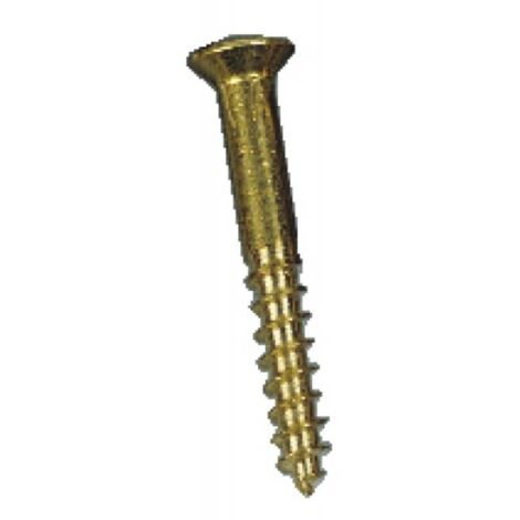 Vis bois laiton fendue - 3,5 - 25 (1/5)