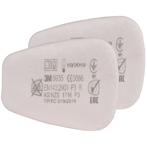 Filtre antipoussière 5935 P3 - Boîte de 2 - 3M