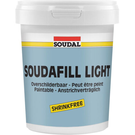 Soudafill Light - Mastic acrylique de jointement - Soudal - 900 ml Blanc