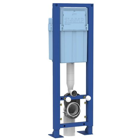 Siamp – Bâti-support WC autoportant réglable 1100-1300 mm – Largeur 395 mm – Charge jusqu'à 400 kg – Réservoir 3/6 litres (1/2)