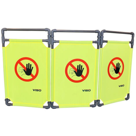 Barrière paravent 3 volets très légère 1700x1000mm VISO TRAVOLITE (1/4)