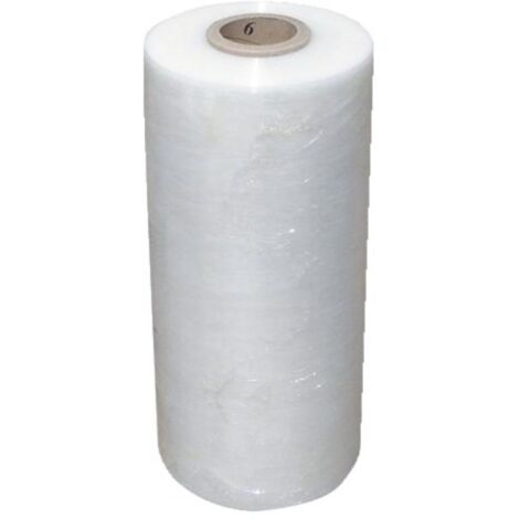 Film polyéthylène étirable manuel noir, largeur 450 mm, épaisseur 17 microns, longueur 300 m - Corderie Mesnard (1/2)