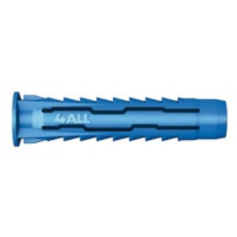 Chevilles nylon 4ALL longues avec collerette diamètre 6 mm. longueur 50 mm. boîte de 50 pièces - RAWL FRANCE (1/2)