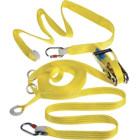 Ligne de Vie Temporaire Horizontale en sangle max 20m Delta Plus