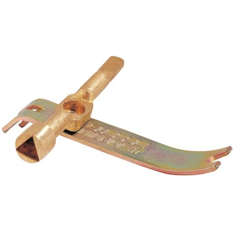 Clé P531 pour ouverture et réarmement pour DDMP, robinet poussoir 3815 et coffrets Réf P053100