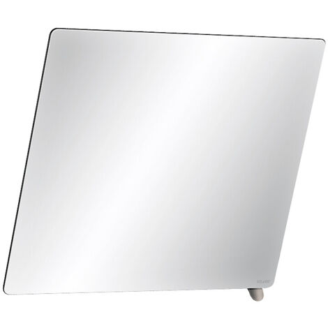 Miroir de toilette verre 500 x 600 mm inclinable avec poignée en chromé brillant - DELABIE (1/3)