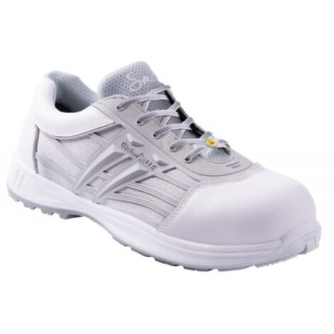Chaussures de sécurité basses blanches Titania S3 SRA pointure 42 - Gaston Mille (1/2)