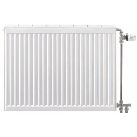 Stelrad – Radiateur eau chaude en acier compact – H500 mm, L500 mm – Puissance 417 W – Finition blanche – Pression max 10 bars
