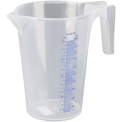 Gobelet doseur en polypropylène, capacité nominale 2 l, transparent PRESSOL
