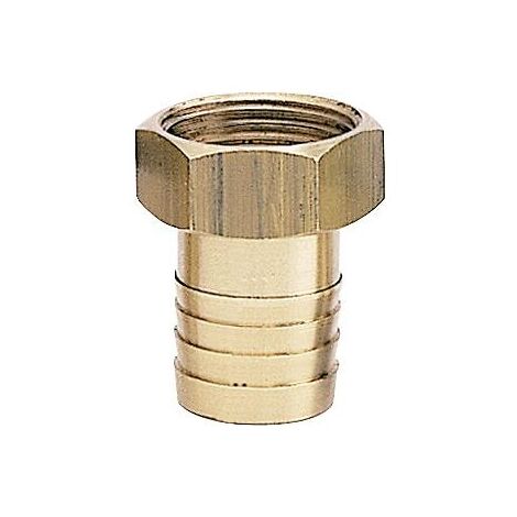 Raccord laiton écrou libre, diamètre 15/21 mm, pour tuyau diamètre intérieur 15 mm - ANQUIER