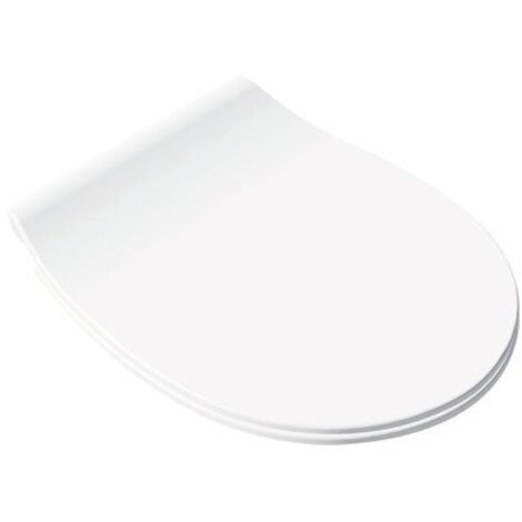 Abattant à frein de chute Fusion extra plat blanc - BEMIS (1/4)