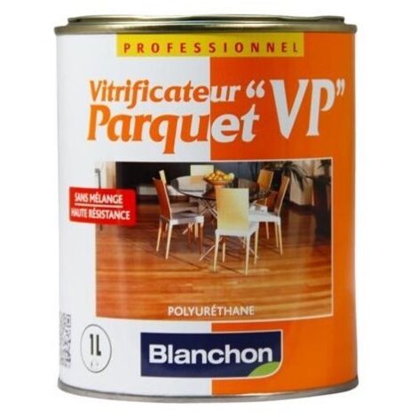 Blanchon – Vitrificateur parquet incolore satiné 1 L – Protection durable pour tous parquets et escaliers – Application facile et faible odeur (1/7)