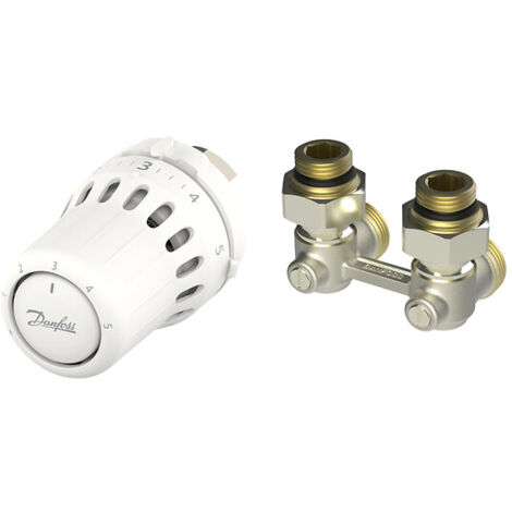 Kit T Te Thermostatique React Ra Et Raccord En H Type Rlv Kb Danfoss