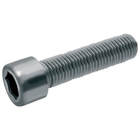 Vis métaux tête cylindrique 6 pans creux inox A2 DN 912 8X25 boîte de 100 - ACTON - 622018X25