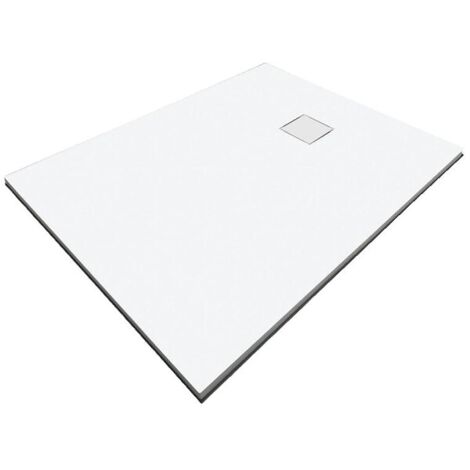 Receveur antidérapant recoupable Fiteo 90x90 cm blanc - PELLET