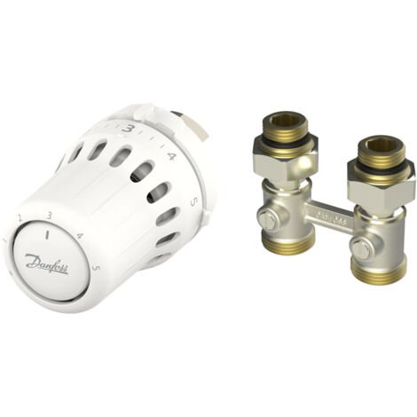Kit tête thermostatique React™M30x1,5 et raccord en H type RLV-KB - DANFOSS (1/3)