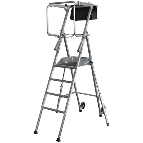 Plate-forme individuelle hauteur de travail modulable Tandem 4 pliant - DUARIB (1/8)