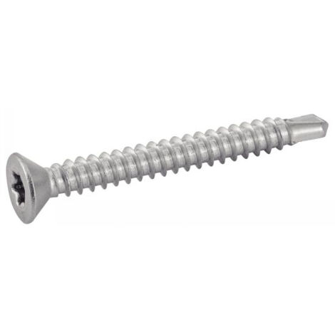 Acton – Vis autoperceuse tête fraisée Torx Ø 3,9 x 25 mm – Inox A2 – Boîte de 200 – Pour aluminium – DIN 7504 O