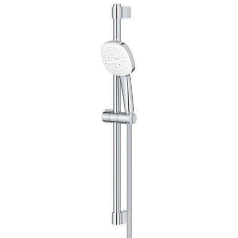 Ensemble de douche 3 jets 8 l avec barre 600 mm Tempesta Cube 110 chromé - GROHE (1/3)