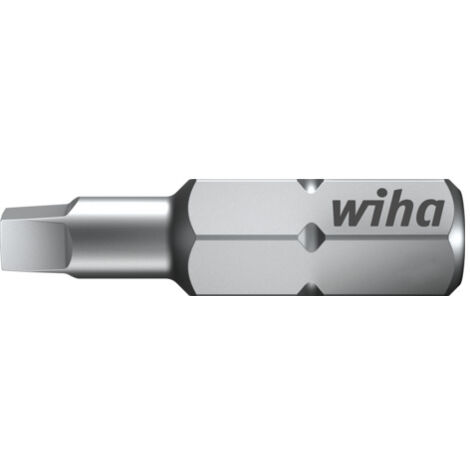 Embout standard carré - Longueur : 25 - Empreinte : SQ1 - WIHA