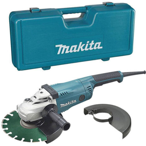 Makita – Meuleuse 2200W Ø 230mm GA9020KDX2 – Carter renforcé en aluminium – Système de refroidissement optimisé – Coffret avec disque diamant (1/5)
