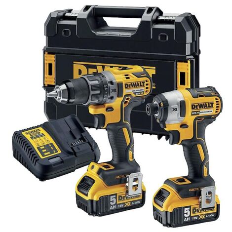 Dewalt – Pack de 2 outils électroportatifs 18V – Perceuse visseuse