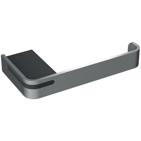 Distributeur de papier WC à fixer Alur gris mat en aluminium plié thermolaqué - PELLET (1/4)