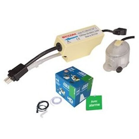 Mini pompe de relevage 15L/h AP01 – Ultra silencieuse 21 dBA – Hauteur d'aspiration 2m – Compatible jusqu'à 10 kW – EID