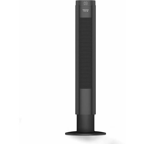 Ventilateur colonne oscillant TAURUS Babel II RCH 50W 4 vitesses H86cm Noir (1/8)