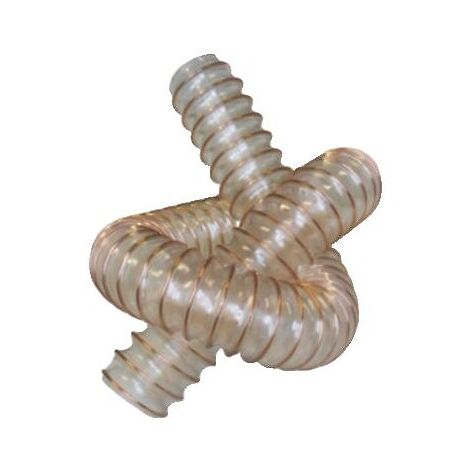 Gaines souples WINDFLEX 400 en polyuréthane-ester armé avec un fil cuivré, ventilation, aspiration, Ø int = 160mm L= 10m - TRICOFLEX (1/2)