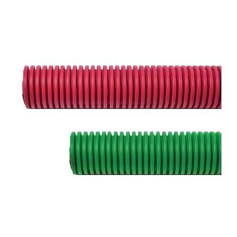 Gaine TPC Ø 40 mm rouge couronne 50 m - PM PLASTIC MATERIALS