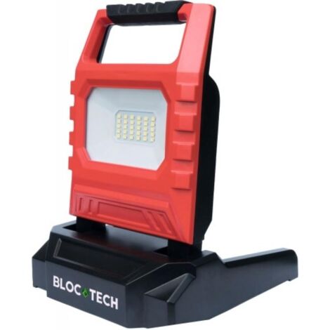 Bloc autonome portable d'intervention LED rechargeable IP54 – 30 LEDs – 15W – 270 à 1500 lm – Autonomie jusqu'à 12h – Bloc.Tech