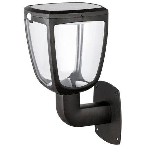 Lanterne LED murale solaire GIZMO SOLAR - 345 Lm - 4000 K - noir - SYLVANIA