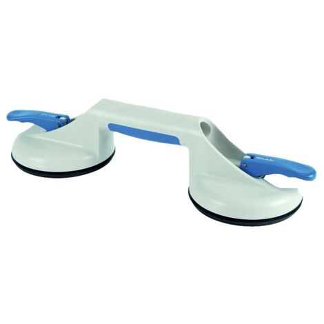 Ventouse à pompe VERIBOR 2 têtes plastiques coloris gris - BOHLE