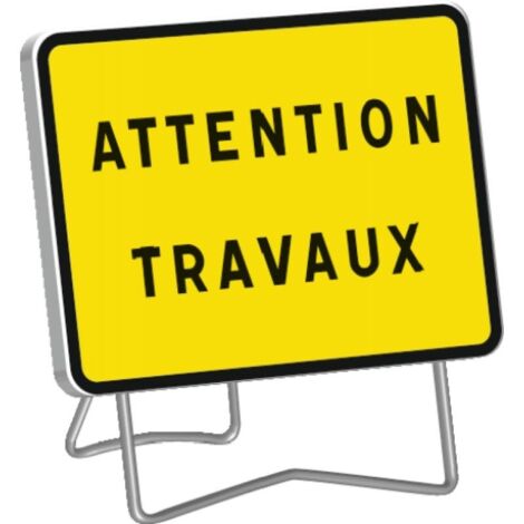 PANNEAU 800X600 ATTENTION TRAVAUX SUR PIED (1/5)