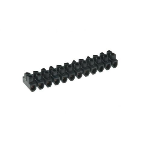 Barrette de connexion à vis 2,5 mm² noire - Ebenoid (1/2)