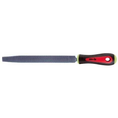 Râpe demi-ronde grosse piqûre avec manche bi-matière - longueur 250 mm - MOB