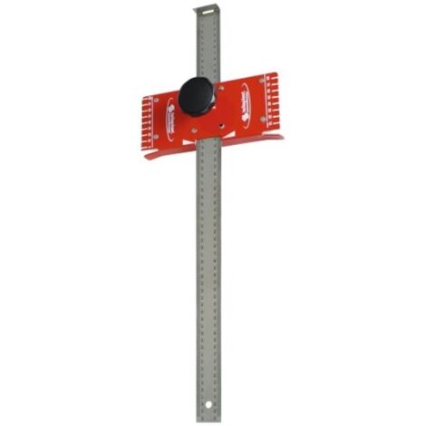 Taliaplast – Règle de plaquiste 60 cm pour découpe précise – Lame acier inoxydable graduée – Large molette de serrage – Talon facilitant le glissement
