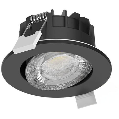Philips – Spot encastré LED 6W MultiCCT 40° IP65 noir – Éclairage orientable et gradable – Pour salle de bain et espaces humides - UGR21